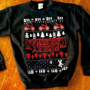 STRANGER THINGS Christmas Sweatshirt!!